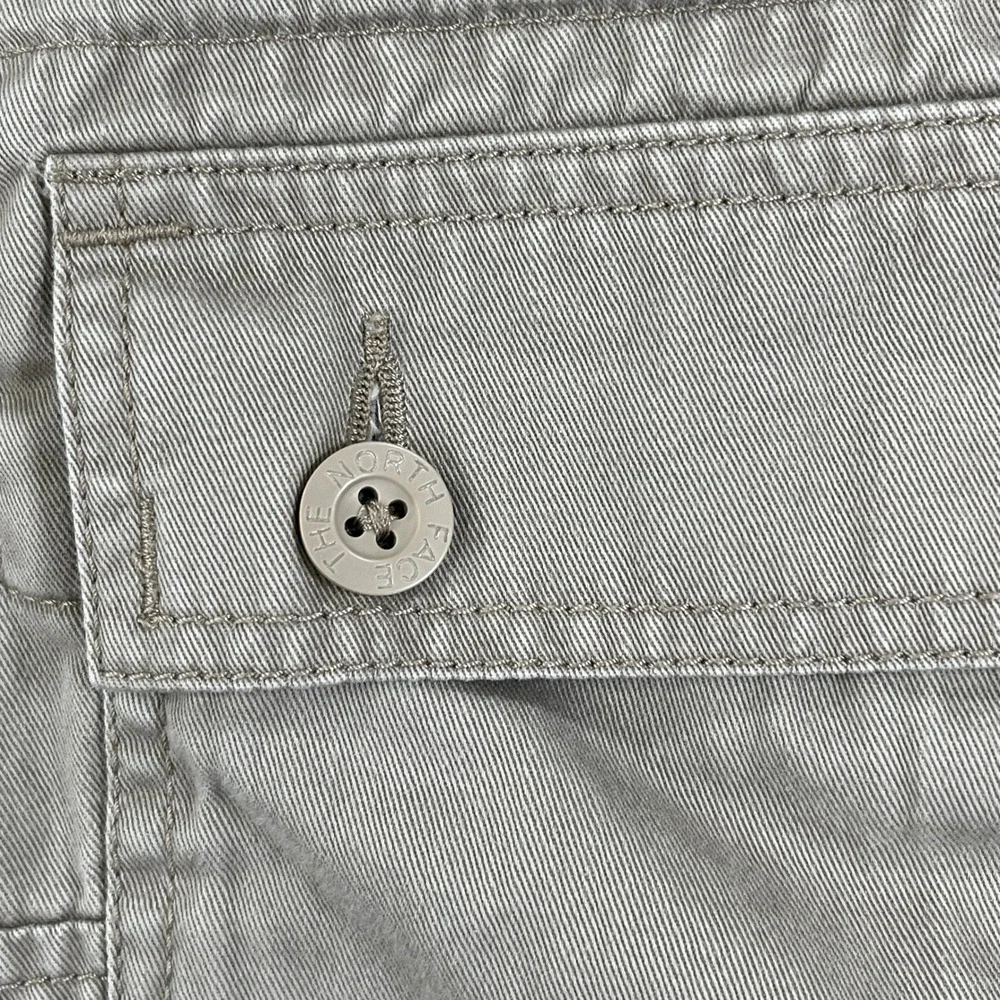 The North Face Cargo Shorts Mens 40 Khaki Cotton Multi Pocket Utility Hiking